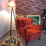 Original Vintage French Art Déco Bergère - Brick Fabric — RockFort Boutique Lebanon