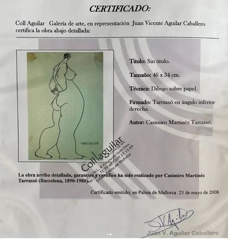 Sin Titulo by Casimiro Martinéz Tarrassó - Image 2