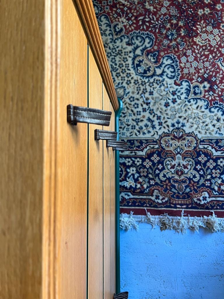 Drawers Set - French Oak & Green Emerald Color - 1 piece (Chiffoniere) — RockFort Boutique Lebanon