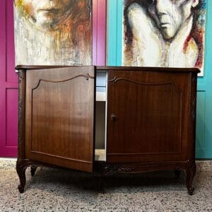 vintage retro furniture Louis XV Sideboard - Walnut Wood — RockFort Boutique Lebanon