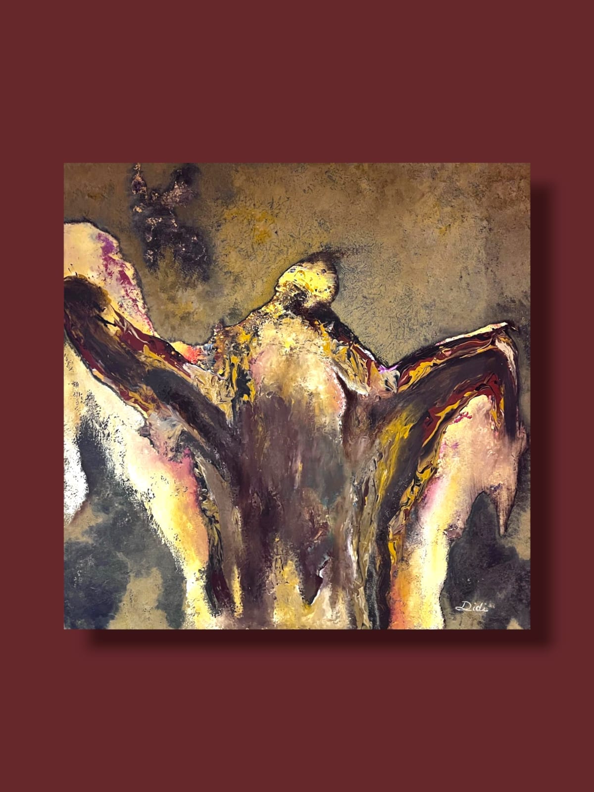 Cry of the Earth – Oil Painting by Didi — RockFort Boutique Lebanon