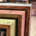 vintage retro decor and furniture Rustic Nesting Table Set of 3 — RockFort Boutique Lebanon