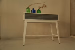 Console: White & Gray - Light & Space Saving - Modern Look — RockFort Boutique Lebanon
