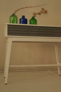 Console: White & Gray - Light & Space Saving - Modern Look — RockFort Boutique Lebanon