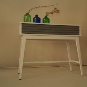 Console: White & Gray - Light & Space Saving - Modern Look — RockFort Boutique Lebanon