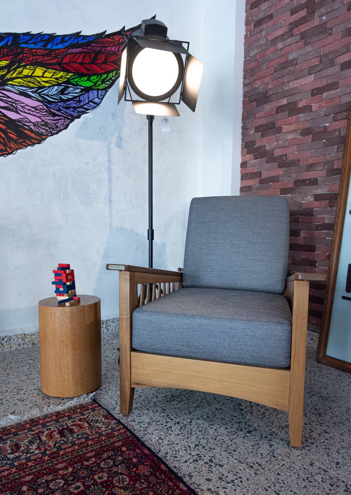 Morris Chair- Solid Walnut Wood - Image 6