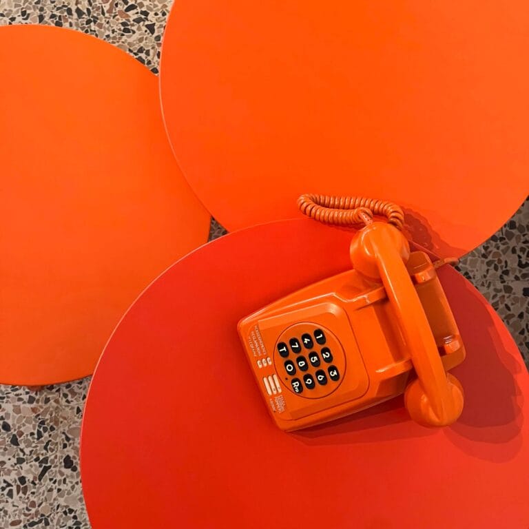 3 side tables - orange palette - 3 levels — RockFort Boutique Lebanon