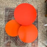 3 side tables - orange palette - 3 levels - Image 2