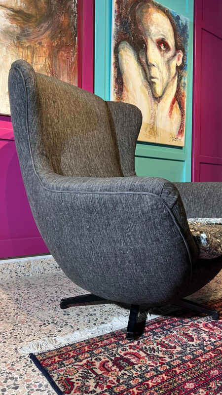 Swivel Armchair - Egg Style - Image 8