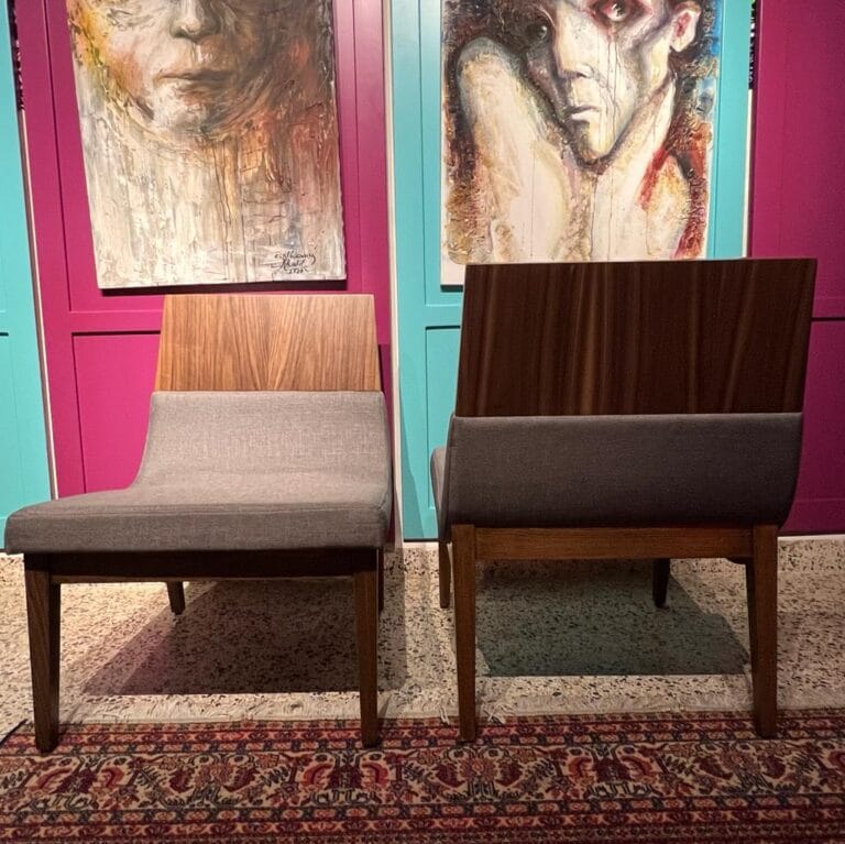 Armless Contemporary One Seater Sofa — RockFort Boutique Lebanon