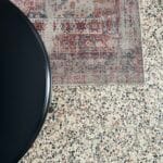Black Side Table with Rounded Top and Elegant Legs - Image 4