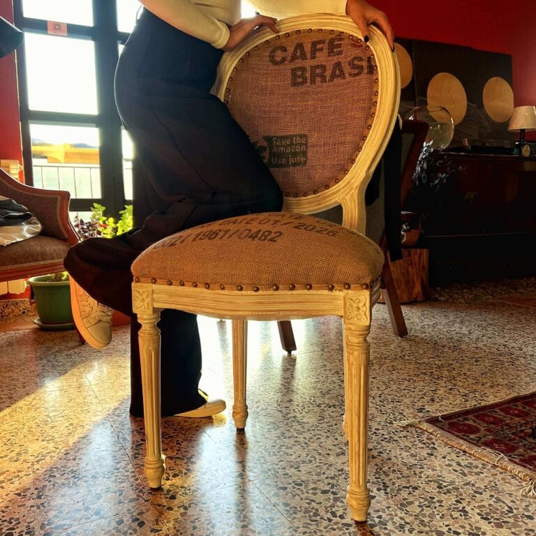 Louis XVI Side Chair - Bleached White - 1 Piece — RockFort Boutique Lebanon