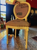 Louis XVI Side Chair - Bleached White - 1 Piece - Image 2