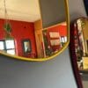 Set of 3 Colorful Modern Wall Mirrors: Yellow, Deep Blue, Dark Purple — RockFort Boutique Lebanon