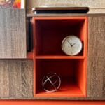 Modern Sideboard in Peach Color - 2 big drawers & 1 cabinet for Storage - Image 2