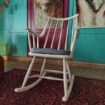 Bohemian White Beech Rocking Chair by Lena Larsson - Image 3