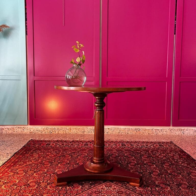 Victorian Wine Table, walnut wood and handcrafted — RockFort Boutique Lebanon