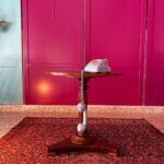Victorian Wine Table, walnut wood and handcrafted - Image 4