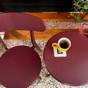 bloody rose chair and table set - vintage retro unique classic furniture in lebanon