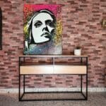 Fairuz Painting by OSCarts, Acrylic Artwork, The Iconic figure of Lebanese Art and Culture - Image 2