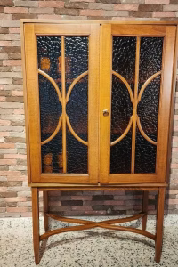 Display Drink & Bar Cabinet - Solid Walnut Wood — RockFort Boutique Lebanon