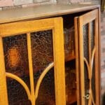 Display Drink & Bar Cabinet - Solid Walnut Wood - Image 2