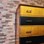 Chest of Drawers – French Oak with Black Drawers - Vintage & Refurbished - Image 3