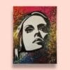 Fairuz Painting by OSCarts, Acrylic Artwork, The Iconic figure of Lebanese Art and Culture — RockFort Boutique Lebanon