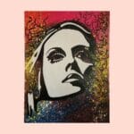Fairuz Painting by OSCarts, Acrylic Artwork, The Iconic figure of Lebanese Art and Culture - Image 4