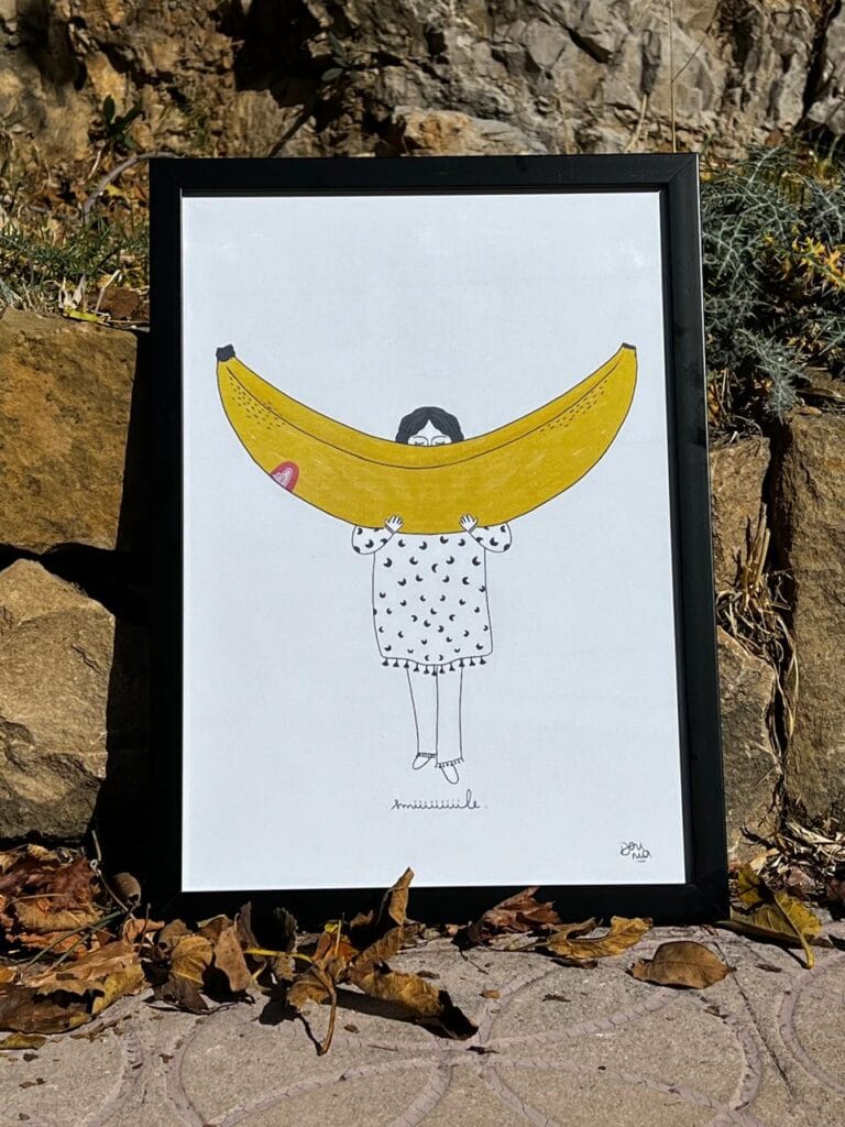 Digital Art Drawing by Dounia — RockFort Boutique Lebanon