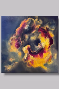 Turmoil - Abstract Oil Painting by Didi — RockFort Boutique Lebanon