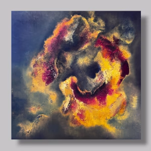 Turmoil - Abstract Oil Painting by Didi — RockFort Boutique Lebanon