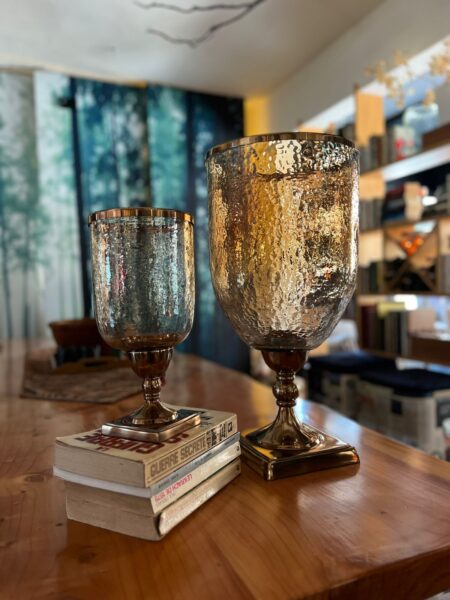 2 Hurricane Candle Holders – Bronze Finish - Image 4