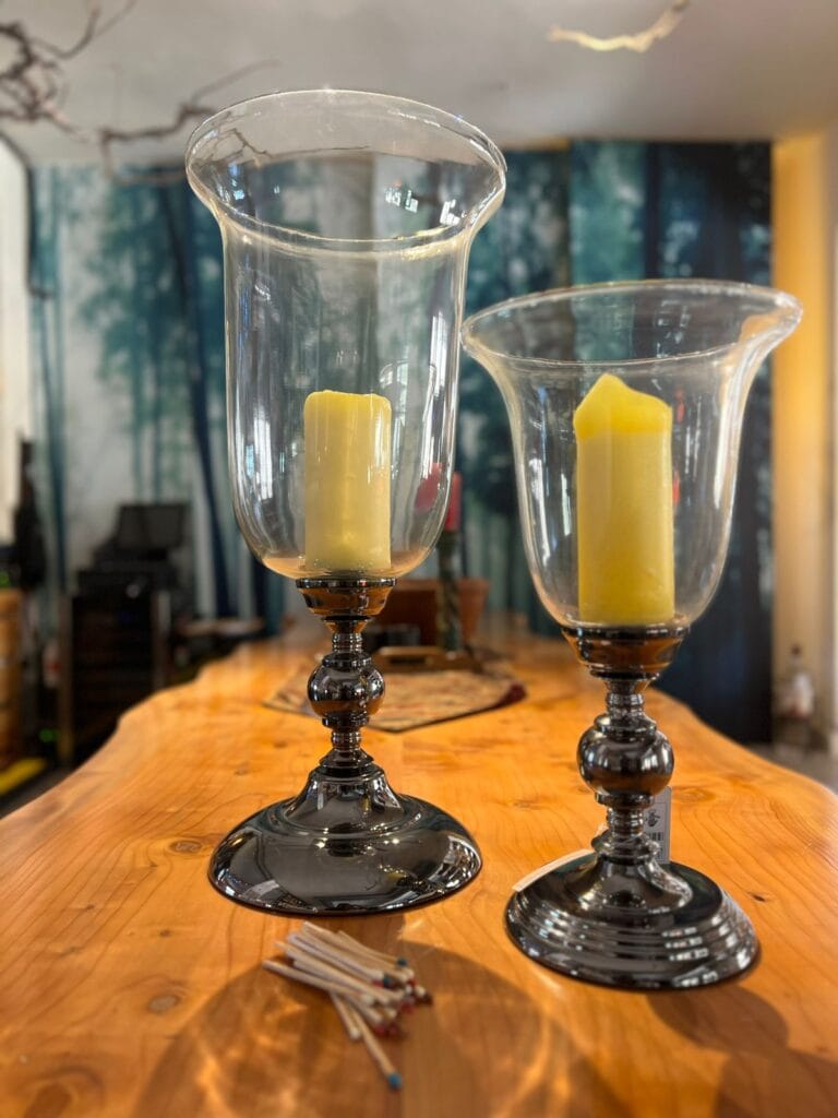 vintage retro decor Annabel Candle Holder — RockFort Boutique Lebanon