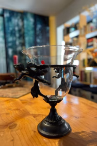 Baroque Style Glass Bowl Bronze — RockFort Boutique Lebanon