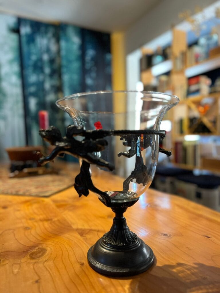 Baroque Style Glass Bowl Bronze — RockFort Boutique Lebanon