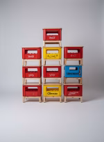 Repurposed Crate Furniture – CocaCola, Almaza