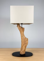Teak Floor Lamp – Modern Natural Wood Lighting