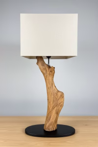 Teak Floor Lamp – Modern Natural Wood Lighting
