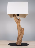 Teak Floor Lamp – Modern Natural Wood Lighting