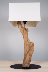 Teak Floor Lamp – Modern Natural Wood Lighting