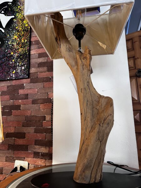 Teak Floor Lamp – Modern Natural Wood Lighting