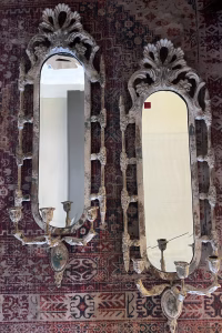 Vintage Mirror Sconces (Set of 2) – Candle Holders