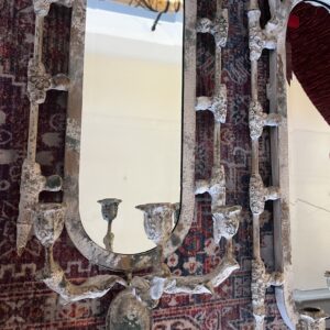 Vintage Mirror Sconces (Set of 2) – Candle Holders