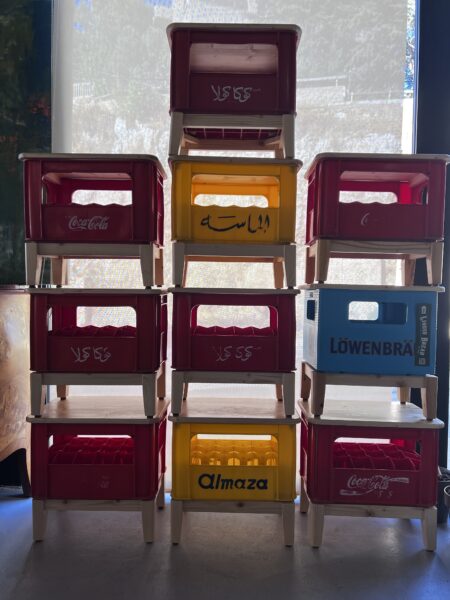 Repurposed Crate Furniture – CocaCola, Almaza