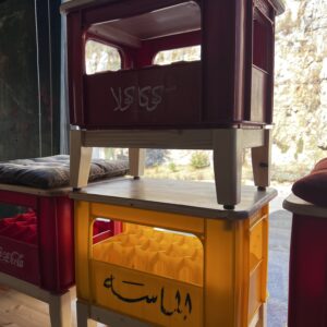 Repurposed Crate Furniture – CocaCola, Almaza