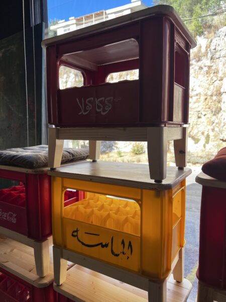 Repurposed Crate Furniture – CocaCola, Almaza