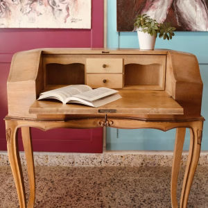 Vintage Napoleon Secretary Desk | Solid Wood Furniture | Lebanon