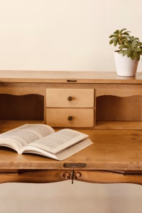 Vintage Napoleon Secretary Desk | Solid Wood Furniture | Lebanon