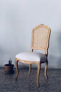Louis XV Cane Chair – Customizable Solid Wood